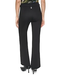 Dkny Women's Soho Ponte Fit-And-Flare Pants