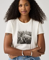 Levi's Macy's 100th Parade Women's Perfect Graphic Logo Cotton T-Shirt