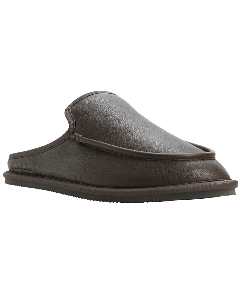 B by Brooks Brothers Men's Jones Moc-Toe Mule Slippers