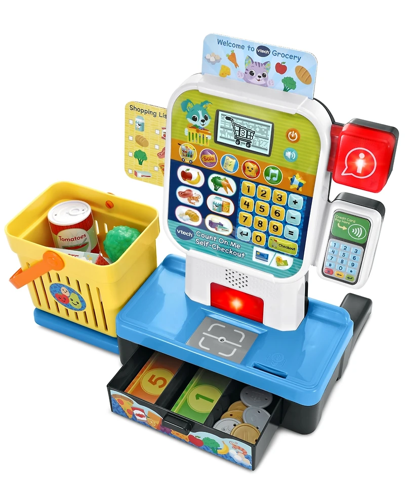 VTech Count On Me Self-Checkout Pretend Play Set, Ages 3+