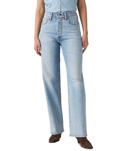 Levi's Women's Ribcage High-Rise Straight-Leg Jeans