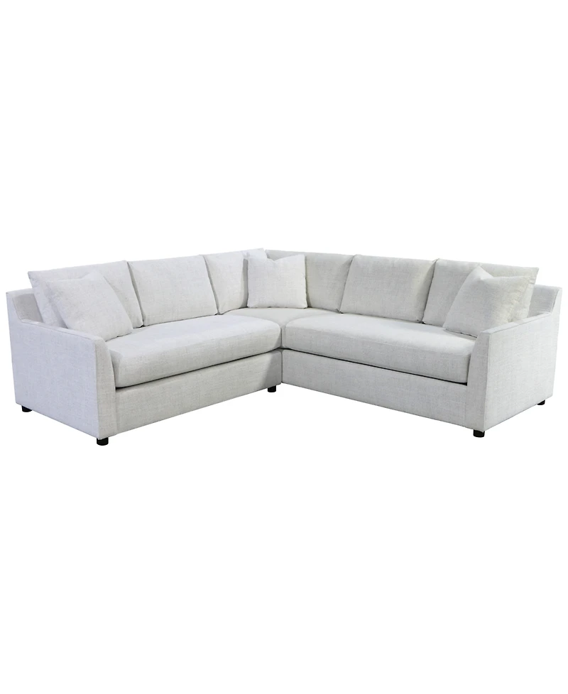 Harlan 2-Piece L-Shape Fabric Sectional, Macy's Exclusive
