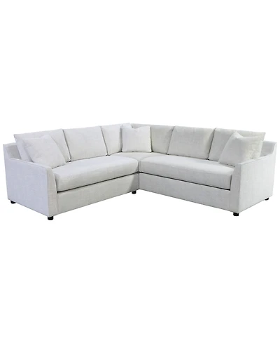 Harlan 2-Piece L-Shape Fabric Sectional, Macy's Exclusive
