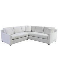 Harlan 2-Piece L-Shape Fabric Sectional, Macy's Exclusive