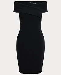 Lauren Ralph Women's Faille Off-the-Shoulder Cocktail Dress