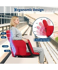 gaomon 2-Pack Portable Inch Folding Reclining Stadium Seats