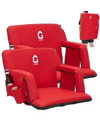 gaomon 2-Pack Portable Inch Folding Reclining Stadium Seats