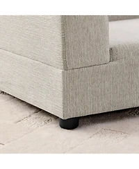 Zeny Comfortable Oversized Pet Sofa for Medium and Large Dogs Modern Rectangular Design with Backrest
