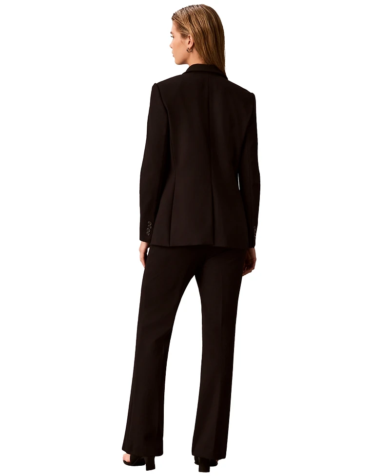Calvin Klein Petite High-Rise Pull-On Bootcut Pants