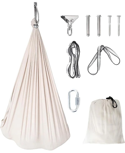 gaomon Sensory Swing for Kids and Adults, Indoor Sensory Swing for Hug Like Calming Effect, Double Layered Soft Fabric and Heavy Duty Hardware