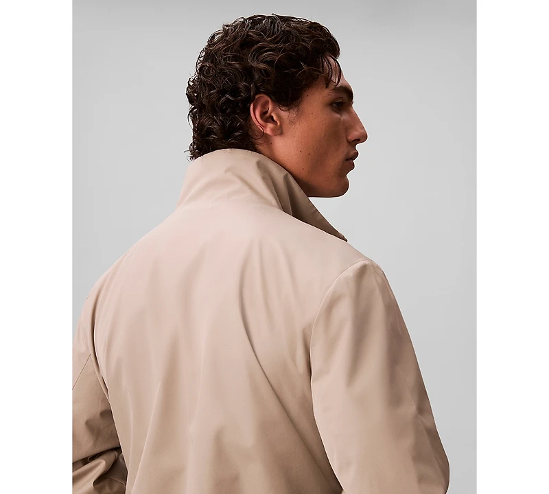 Calvin Klein Men's Lightweight Windbreaker Stand Collar Jacket