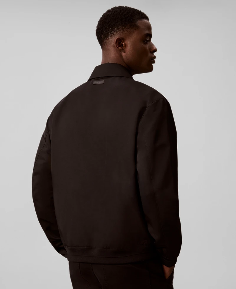 Calvin Klein Men's Tech Nylon Blouson Classic-Fit Shirt Jacket
