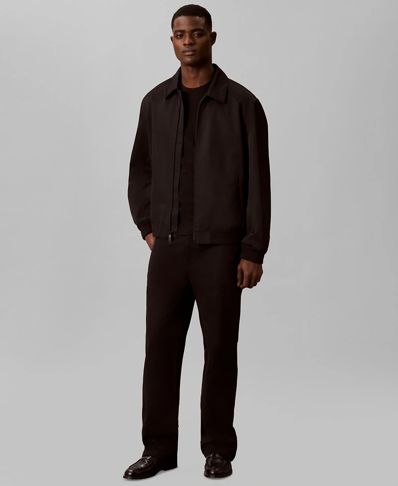 Calvin Klein Men's Tech Nylon Blouson Classic-Fit Shirt Jacket