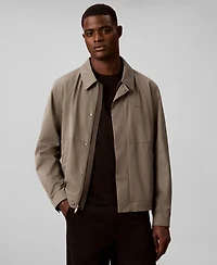 Calvin Klein Men's Nylon Classic Blouson Shirt Jacket