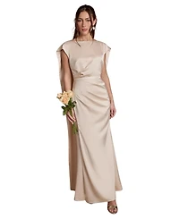 Coast Women's Satin Tie Back Maxi Dress