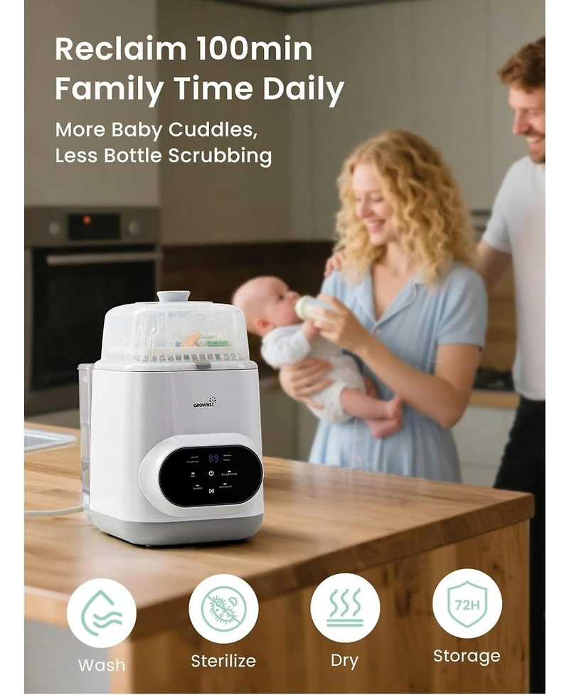 Grownsy Baby EaseClean Bottle Washer Pro