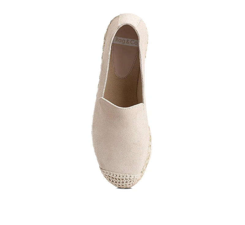 Ellerie suede flatform heel espadrilles