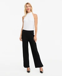 I.n.c. International Concepts Women's Wide-Leg Pull-On Ribbed Sweater Pant, Macy's Exclusive