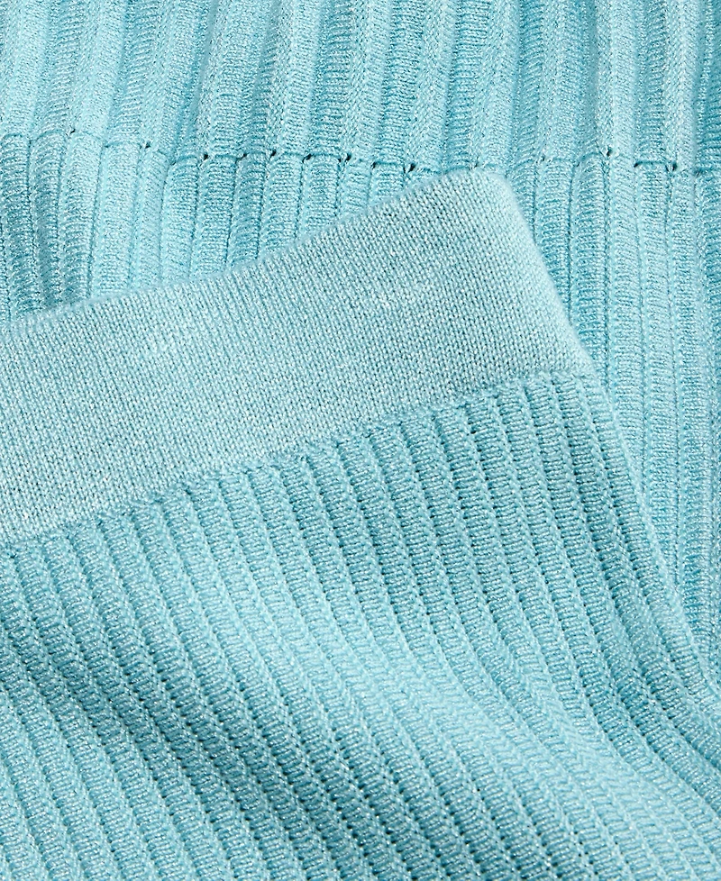 I.n.c. International Concepts Women's Pleated Rib Sweater Skirt, High-Waisted Midi, Macy's Exclusive