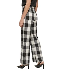 Lily and Lionel London Women's Zena Flared Check Trouser