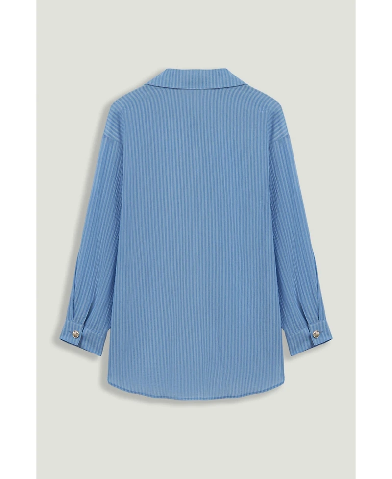 Nocturne Women's Bustier-Detail Shirt
