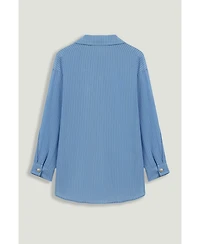 Nocturne Women's Bustier-Detail Shirt
