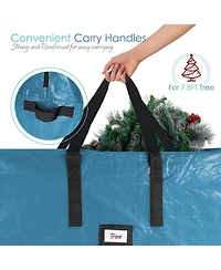 Hearth & Harbor Christmas Tree Storage Bag with Reinforced Handles & Dual Zipper - 7.5 ft