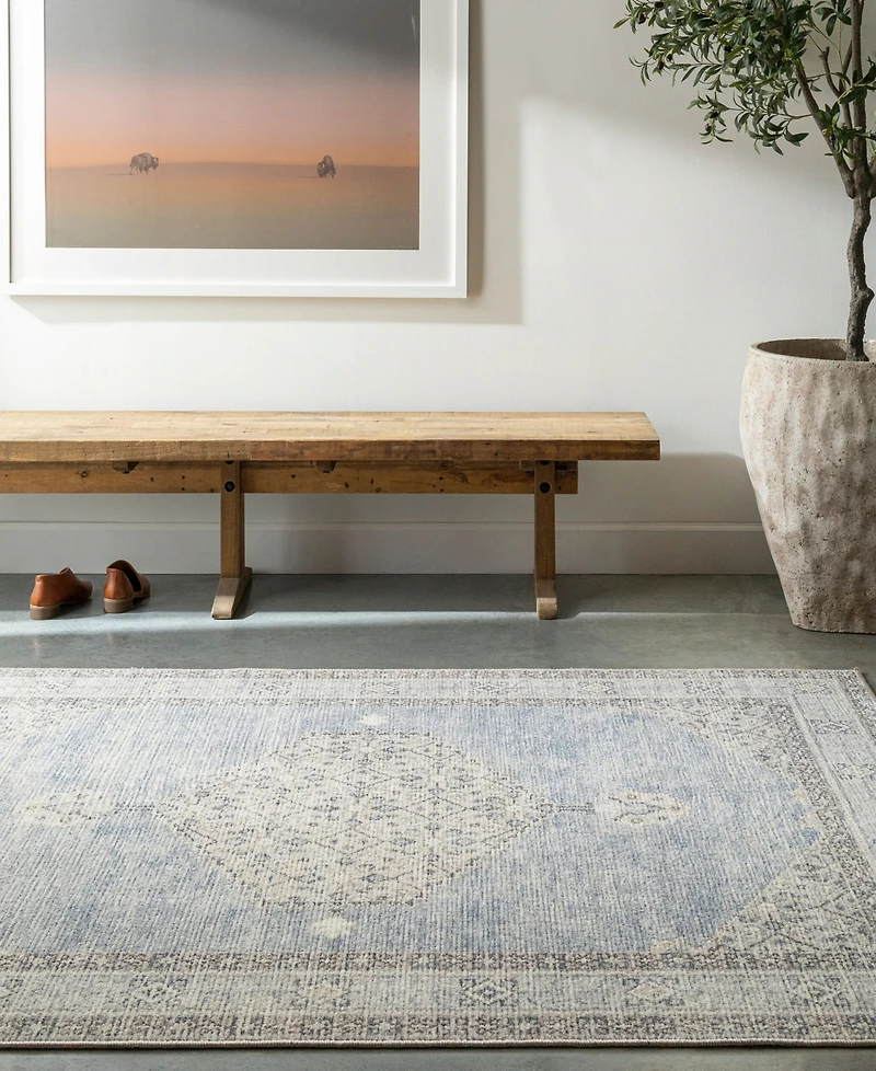 Becki Owens x Livabliss Midtown Machine Washable 89183 6'7" x 9' Area Rug