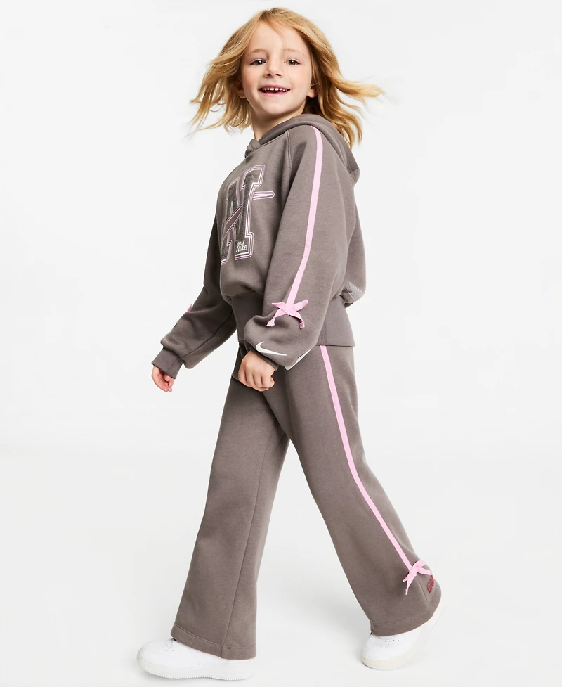 Nike Girls' 4-6X Bow-Detail Wide-Leg Pants