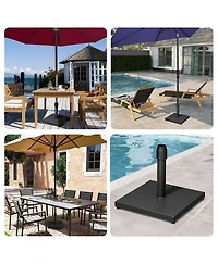 Pellebant Outdoor Patio Concrete Market Umbrella Base Stand