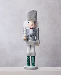 Holiday Lane Opulence Silver-Tone Nutcracker, Macy's Exclusive