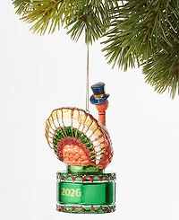 Macy's 100th Thanksgiving Day Parade Glass Turkey Ornament, Macy's Exclusive