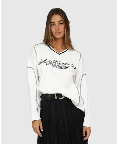 Belle & Bloom Women's Cool Shot Oversized T-Shirt