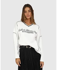 Belle & Bloom Women's Cool Shot Oversized T-Shirt