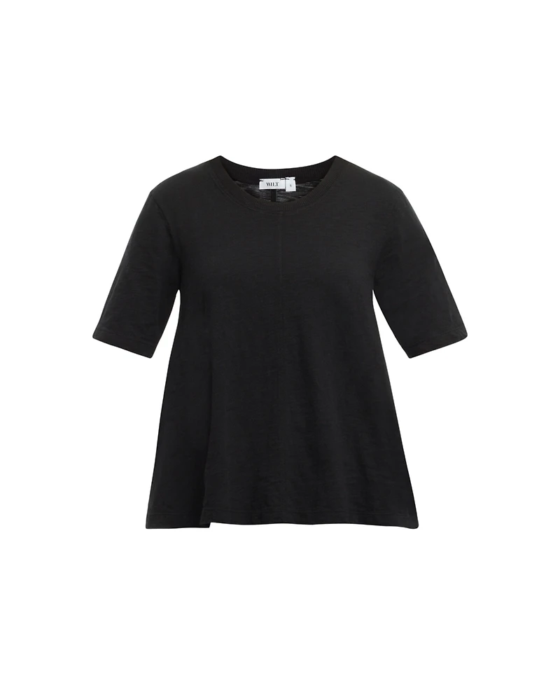 Wilt Women's Clothing Elbow Sleeve Trapeze Top