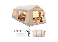 Aboron Inflatable Suv Tent for Camping with Large Awning Pu 3000mm Waterproof Oxford Portable Tailgate Blow Up Tent for Suv Car Jeep