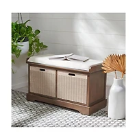 Safavieh Landers 2 Drawer Cushion Bench