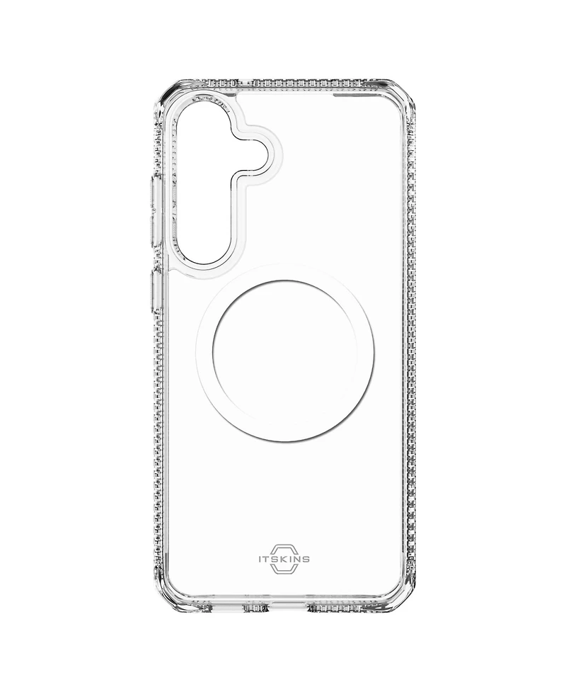 Itskins Hybrid R // Clear MagSafe Case for Samsung Galaxy S25 Fe