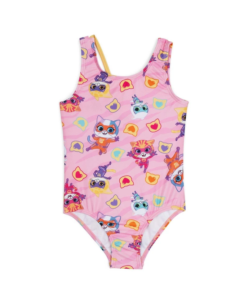 Super Kitties Girls Disney One Piece Swimwear