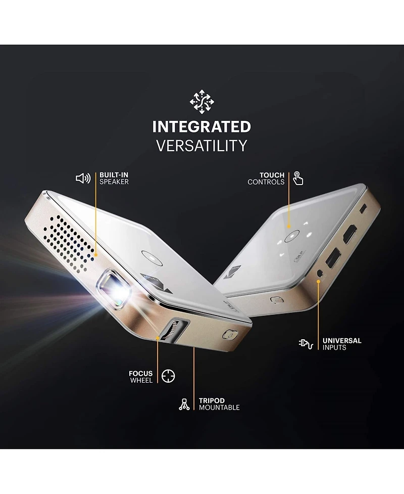 Kodak Luma 75 Ultra Mini Projector, Portable Pico Projector w/Built-in Speaker Hd Support