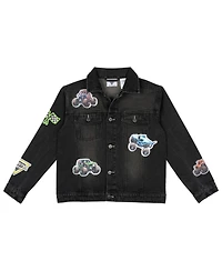 Monster Jam Boys 5-12 Denim Jacket