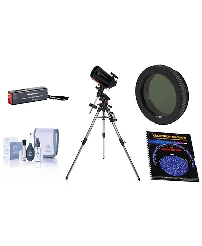 Celestron Advanced Vx 8" Schmidt-Cassegrain Telescope - with Accessory Kit (Night Vision Flash Light, Sky Maps, Moon Filter, Optical Cleaning Kit)