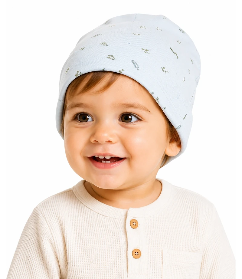 MeMoi Baby Girls 1M- 6M Tiny Leaves Beanie
