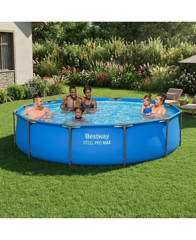 Bestway Steel Pro Max 12 x 30" Metal Frame Above Ground Pool Only
