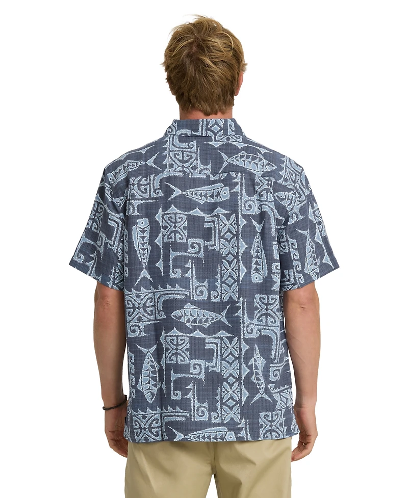 Quiksilver Waterman Men's Pescadero Short-Sleeve Shirt