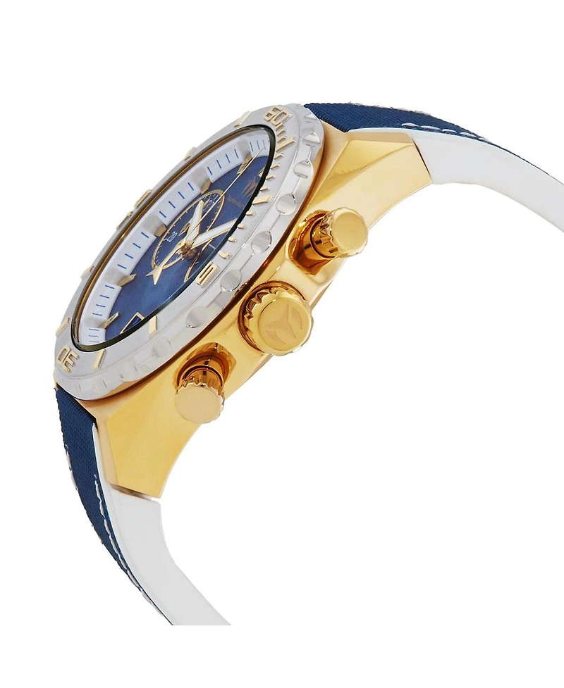 Techomarine Men's Tm-519007 Reef Shark Quartz Chronograph , Transparent Dial Watch