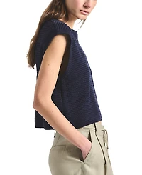 Derek Lam 10 Crosby Women's Vivienne Mesh Knit Sleeveless Sweater