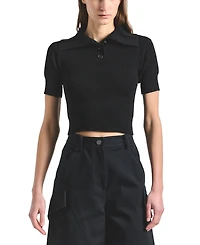 Derek Lam 10 Crosby Women's Antonella Polo Collar Top