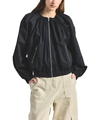 Derek Lam 10 Crosby Women's Lukas Front-Zipper Blouson Jacket
