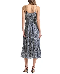 Derek Lam 10 Crosby Women's Abigail Smocked Waist Midi Dress